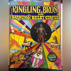 1974 Ringling Brothers and Barnum Bailey Circus Program book